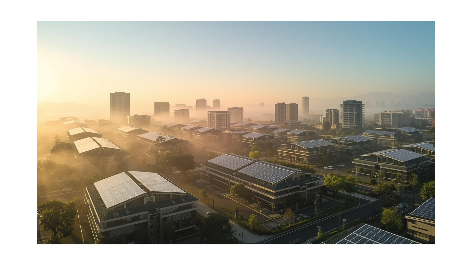 Modernes Energiequartier